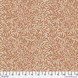 Emery Walker&#39;s House - Emery&#39;s Willow - Russet - By the Half Yard - The Original Morris & Co. for Free Spirit - PWWM0109