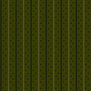 Sprigged Stripe - Oliwkowy - Na pół jarda - Skrawki dobroci autorstwa Kim Diehl - 672-66