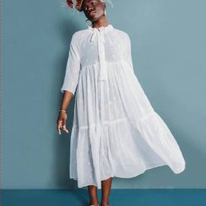 The Wilder Gown - Friday Pattern Co - Dress, Gown, Top, short, long, pattern, XS -7X