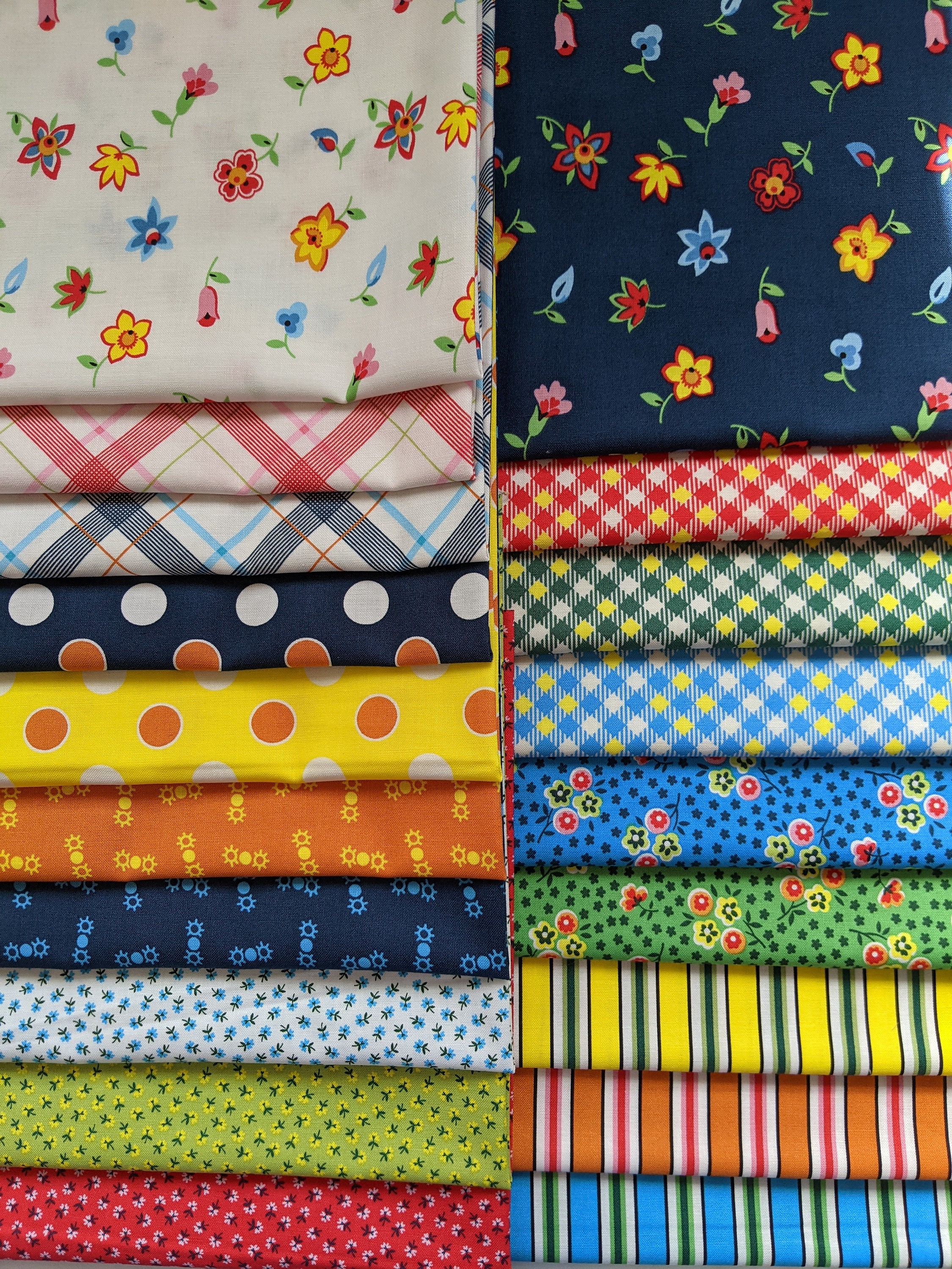 Denyse Schmidt Five + Ten Full Collection Bundle - 19 Half Yards, Fat Quarters, or Fat Eights