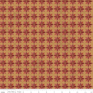 Kringle - Weihnachtssterne Gold - Halbe Yard - Teresa Kogut - Riley Blake Designs -C13443 Gold