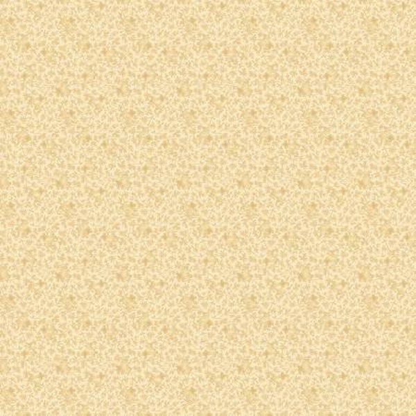 Golden Era - By the Half Yard - Cream Petite Floral - Paula Barnes Marcus Fabrics - 220644 Cream