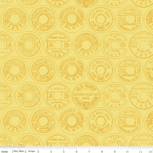 Best of She Who Sews  - Low Volume Spool Tops Yellow - J. Wecker Frisch - Riley Blake Designs - PD11338- BY THE YARD