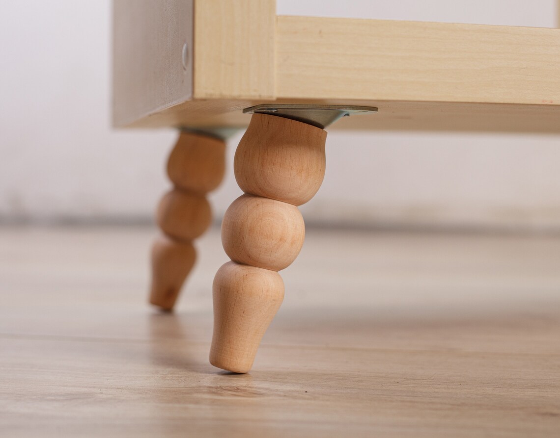 Alder Bubble Feet Replacement IKEA Sofa Legs Set of 4 Oak Legs Etsy