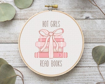 Coquette Cross Stitch Pattern Cross Stitch Books Simple Cross Stitch Stack Of Books Pattern Teacher Cross Stitch Book Lover Cross Stitch