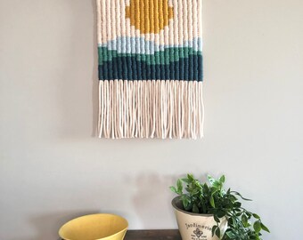 Macrame tapestry ♡BIGsize　サンセット　オーダー注文にて Macrame tapestry ♡BIGsize サンセット オーダー注文にて