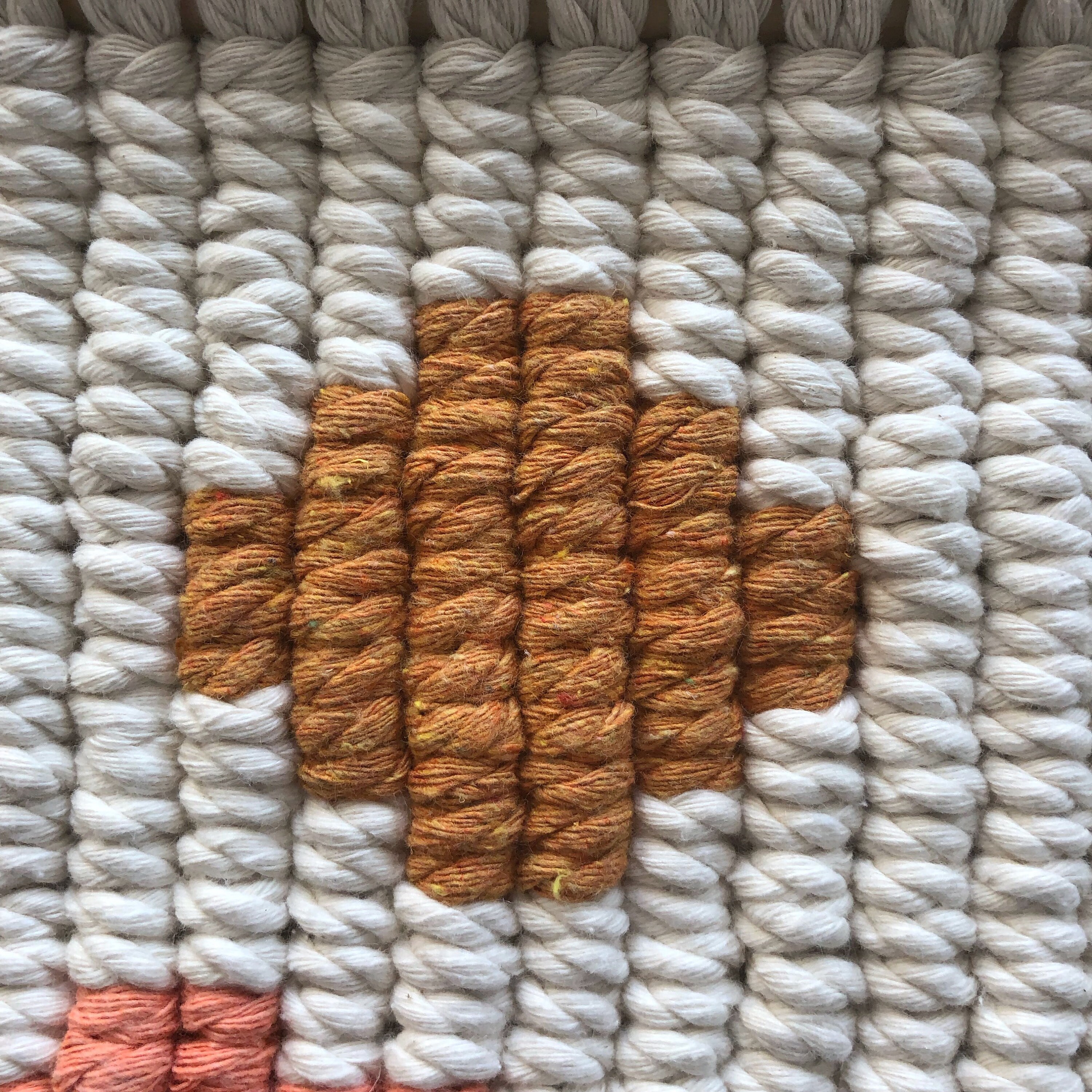 Macrame Sunset Tapestry Pattern: Pixel Art Wall Hanging (PDF) - Etsy