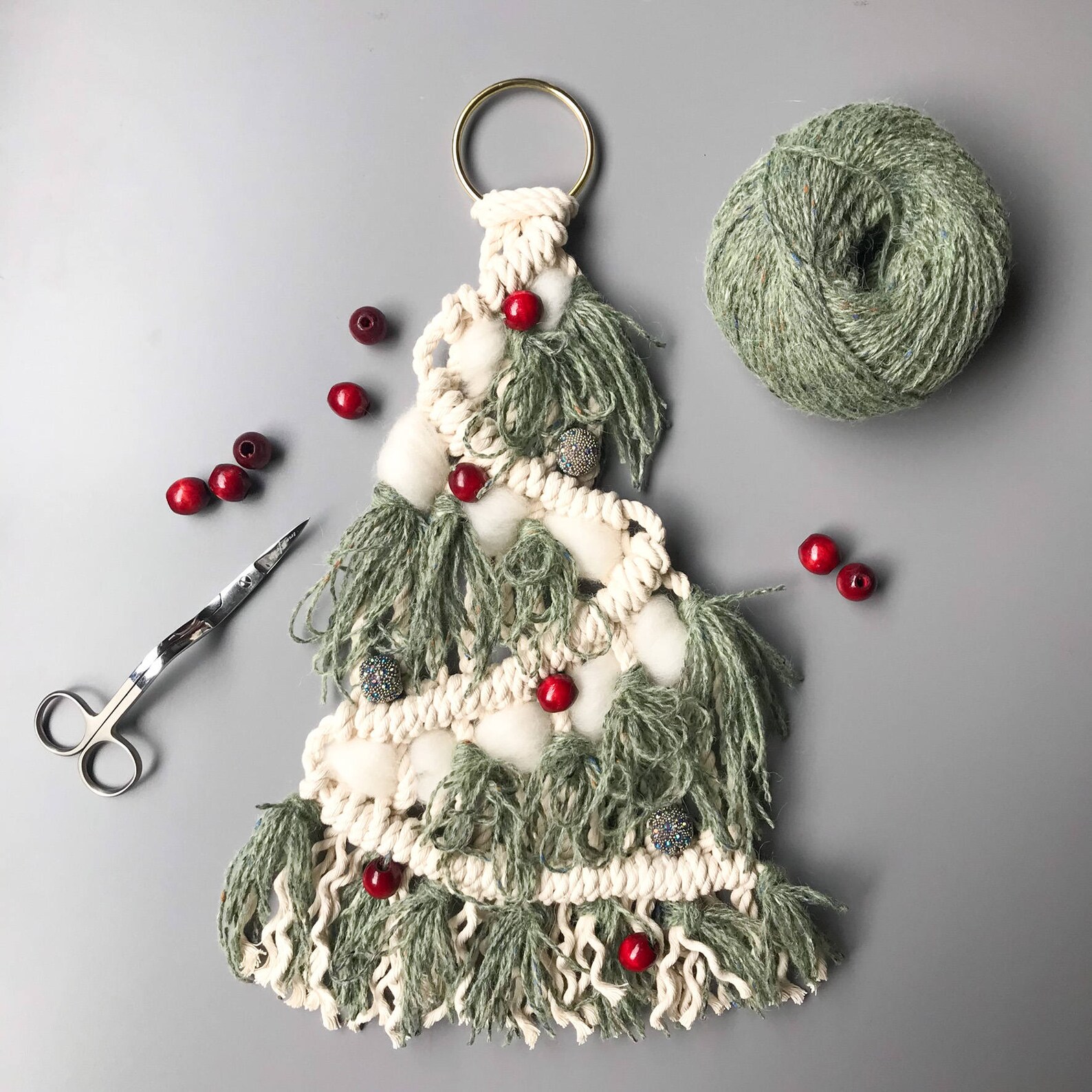 Macrame Christmas Tree Pattern Holiday Home Decor DIY Etsy macrame-christmas-tree-pattern-wall-hanging-pdf-macrame-etsy