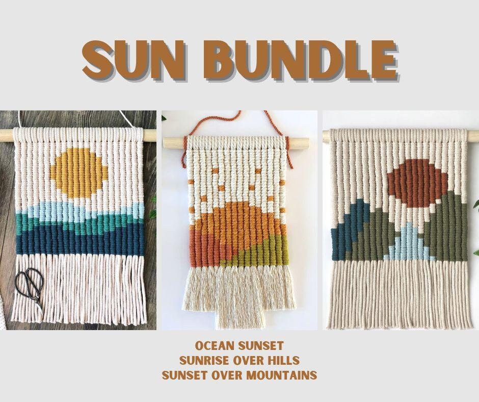 Macrame tapestry ♡BIGsize　サンセット　オーダー注文にて il_fullxfull.6363352625_dp1o.jpg