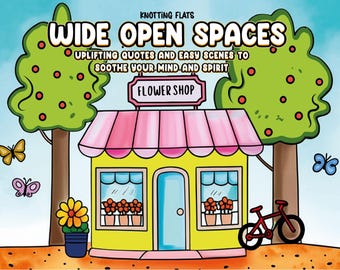 Uplifting Quotes Coloring Book: Relaxing Scenes for Adults & Kids (PDF Download)
