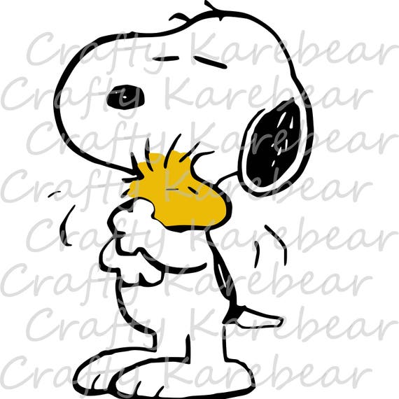 Snoopy Hugging A Woodstock Svg And Dxf Digital File Download Etsy Snoopy Hugging A Woodstock Svg And Dxf Digital File Download Etsy