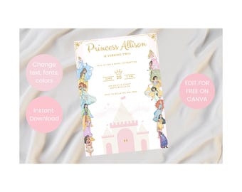 Disney Princess Invitation