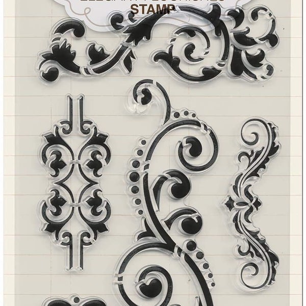 Stamp - Bo Bunny - 7310179 - Flourishes