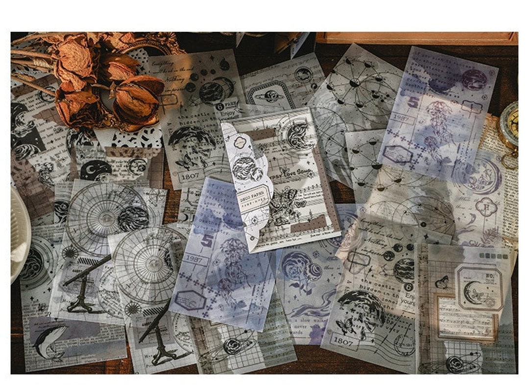 Vellum Sheets 3.25x5 10pc 001 - Etsy