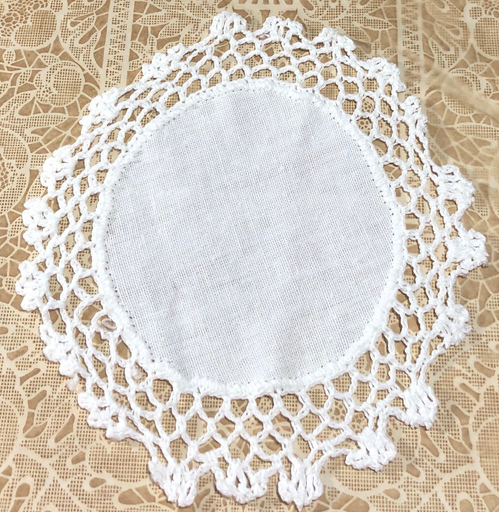 Crocheted Doilies 2 PIECES