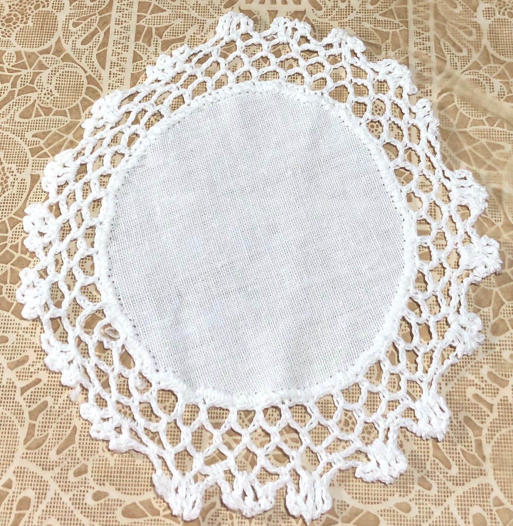 Crocheted Doilies 2 PIECES