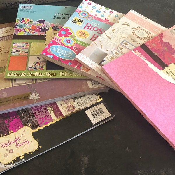 Destash Giant Box of 12x12 Papers!!! **These boxes will ship separate from the remainder of your order**
