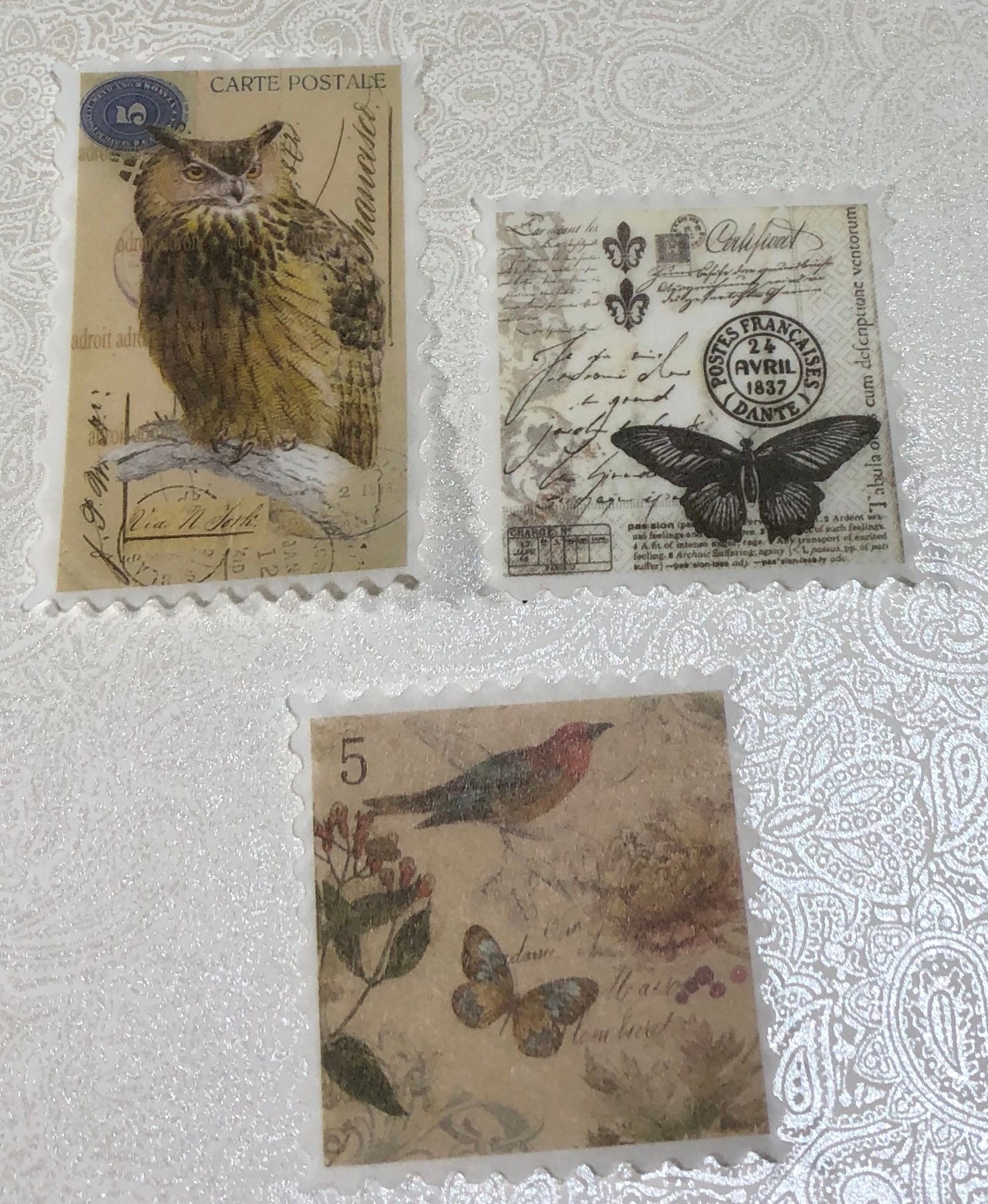 Stickers Rice Vellum Paper Journaling Embellishments