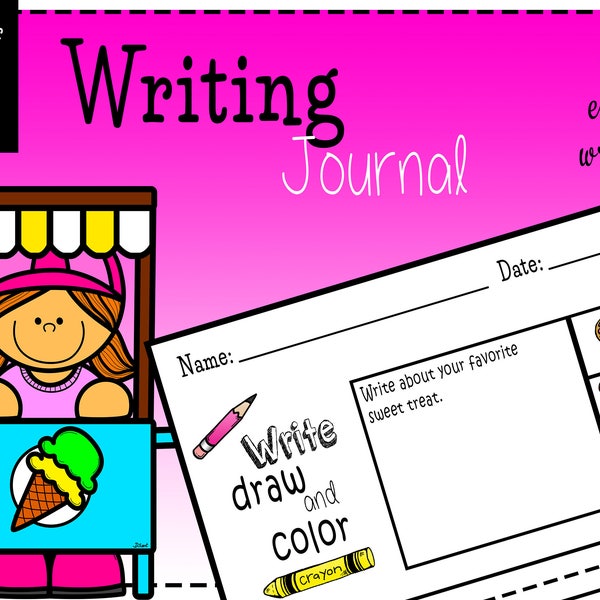 Worksheets : Writing Journals for Early Writers