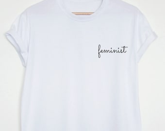 Feministisk t-shirt, feminismskjorta, feminister-t-shirt