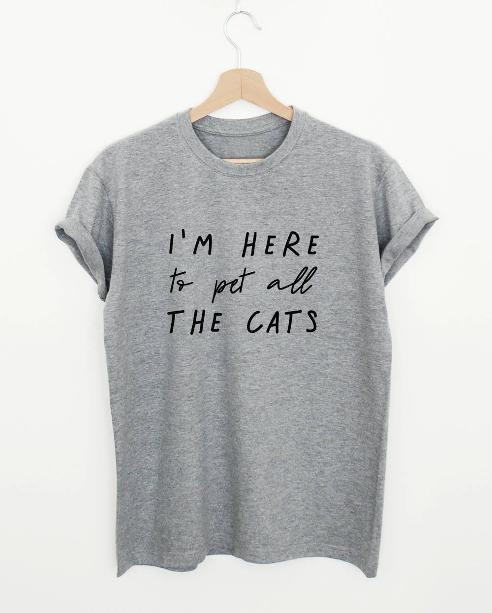 レディースファッション Im That Crazy Girl Who Loves Cats T shirt Cat print Shirt Amazon.com: Cat Shirt for Girls T-Shirt : Clothing, Shoes