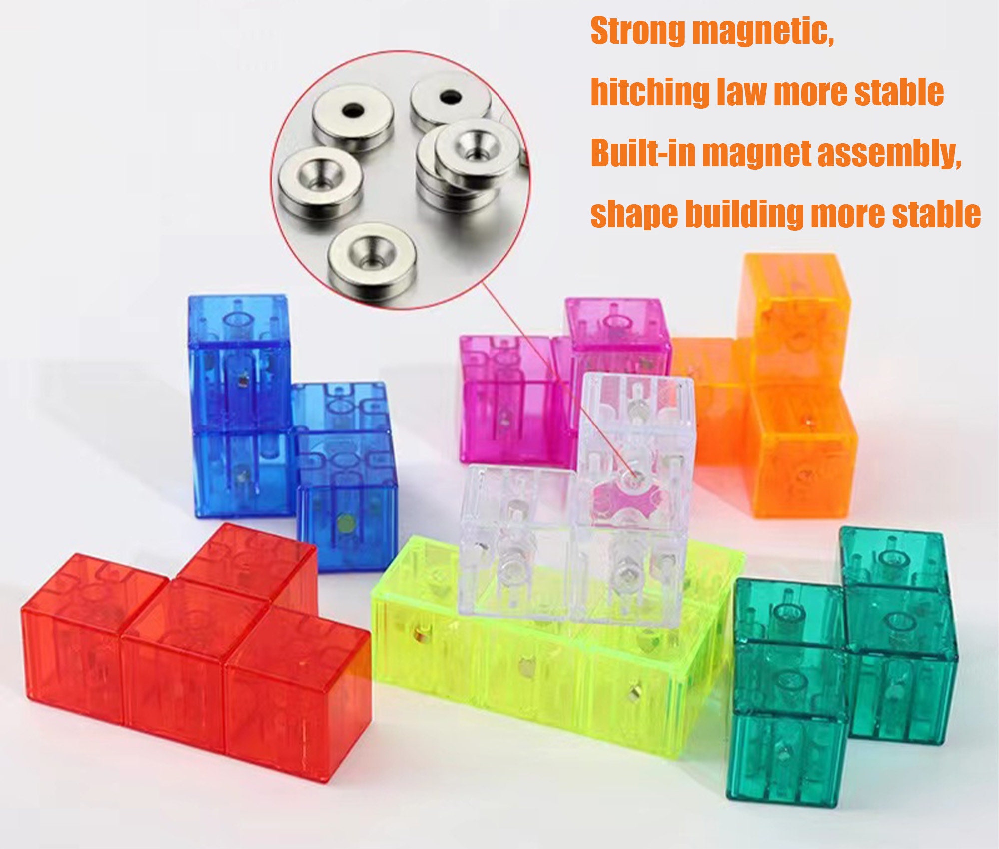 Magnet Building Blocks™ - Släpp loss din kreativitet - Magnetiska plattor