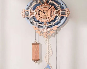 DIY Wooden Clock Kit - Craftsmanship Meets Timekeeping Innovation!