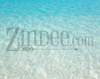 Beach Water Printed vinyl Pattern Vinyl HEAT TRANSFER or ADHESIVE, Printed Vinyl Printed HTv