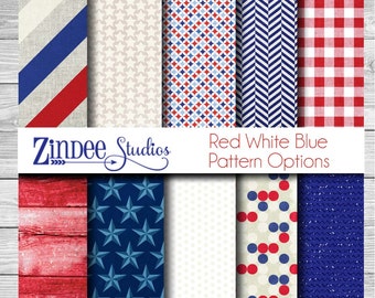 Red White and Blue Patriotic printed vinyl, Pattern Vinyl HEAT TRANSFER vinyl or ADHESIVE vinyl 651 or siser Glitter vinyl