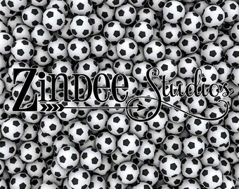 Soccer Balls Pattern Vinyl HEAT TRANSFER or ADHESIVE, Printed Vinyl Printed HTv quatrefoil, polka dots, aztec