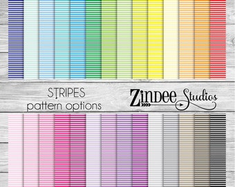 Stripes Pattern Vinyl HEAT TRANSFER or ADHESIVE, printed vinyl printed HTv printed adhesive vinyl permanent