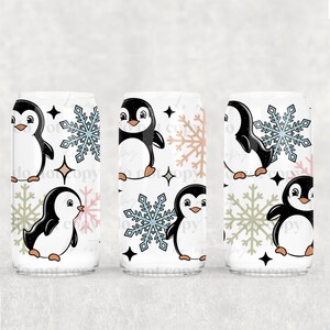 Too Cold Outside UV DTF Glass Can Wrap - Waterproof - Easy and Ready to Apply - NO Heat needed