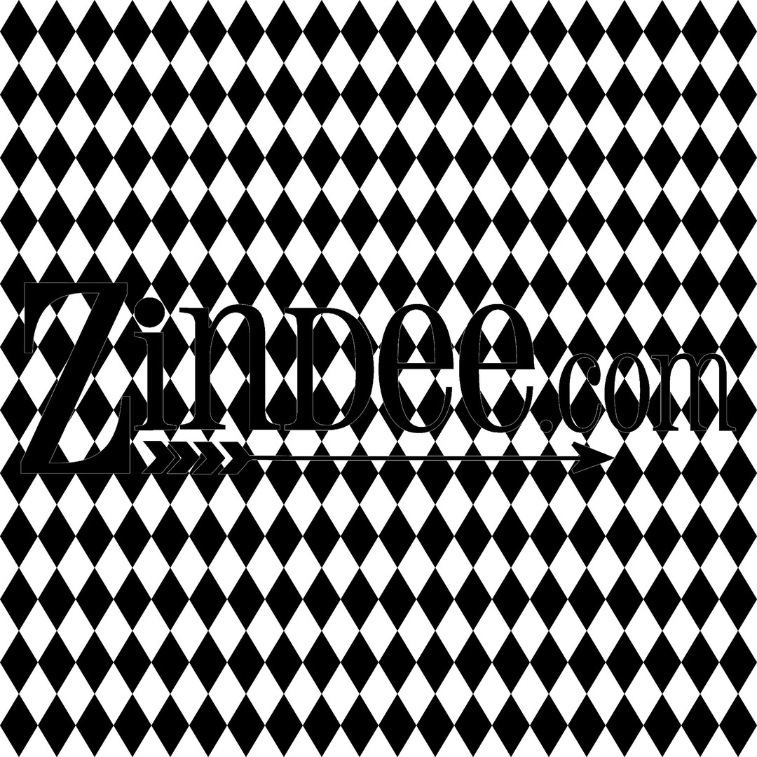 Black and White Harlequin Pattern Printed Vinyl Pattern Vinyl HEAT