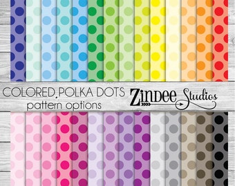 Colorful Polka Dots Pattern Vinyl HEAT TRANSFER or ADHESIVE, printed vinyl printed HTv printed adhesive vinyl permanent