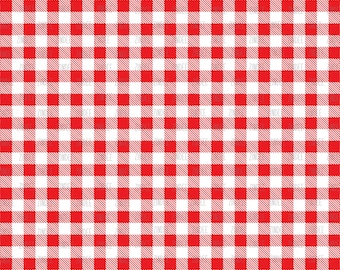 Red Gingham printed Vinyl HEAT TRANSFER or ADHESIVE, htv or permanent adhesive vinyl printed vinyl