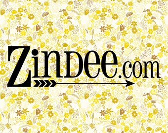 Small Flowers Yellow Printed vinyl Pattern Vinyl HEAT TRANSFER or ADHESIVE, Printed Vinyl Printed HTv