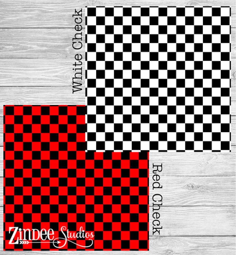 Checkered Flag Printed Vinyl Pattern Vinyl HEAT TRANSFER or Etsy