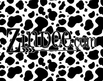 Cow Print printed vinyl Pattern Vinyl HEAT TRANSFER or ADHESIVE, Printed Vinyl Printed HTv quatrefoil, polka dots, aztec