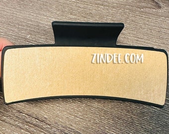 Large Hair Clip 4 inch (10 pack) (lightweight acrylic) , CLEAR Acrylic blanks, Acrylics for vinyl, Vinyl Blanks, Blanks for vinyl