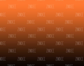 Orange to Black Ombre printed Vinyl HEAT TRANSFER or ADHESIVE, htv or permanent adhesive vinyl printed vinyl
