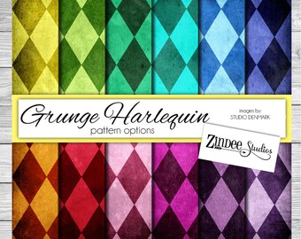 Grunge Harlequin Pattern Vinyl HEAT TRANSFER Vinyl or ADHESIVE Vinyl
