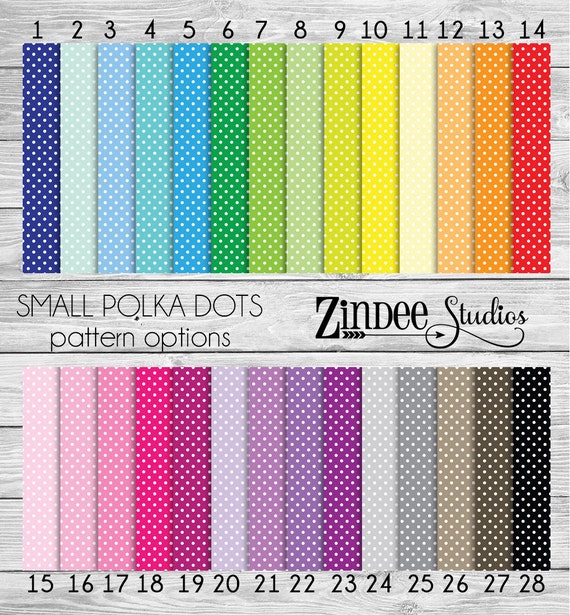 Small Polka Dots Pattern Vinyl HEAT TRANSFER or ADHESIVE, printed vinyl printed HTv printed adhesive vinyl permanent