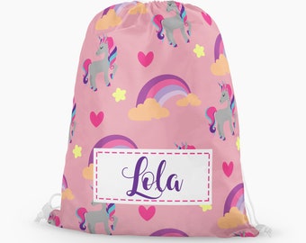 Football. Swimming Cartoon Big Eye Octopuss Personalised Kid/'s Gym Bag PE