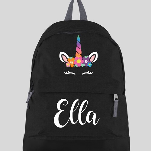 Personalised Unicorn Mini Backpack for Children School Bag Etsy UK