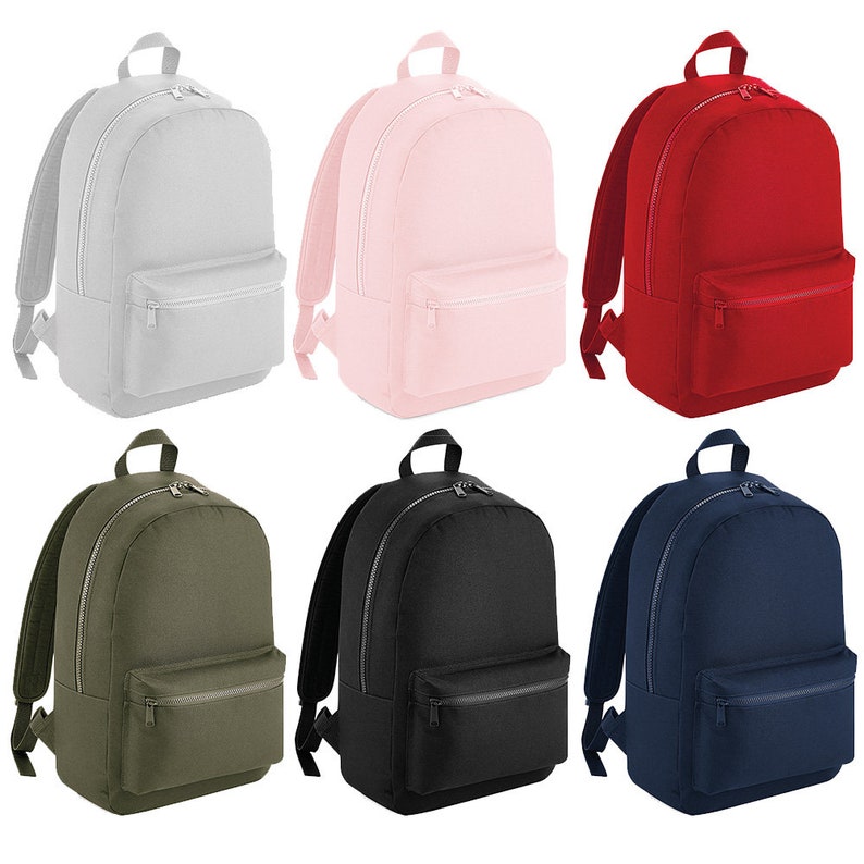 #MBP6 Personalised Name Gold Initial Large Backpack with ANY NAME Girls Boys Kids Children School Rucksack Back To School Bag Backpack