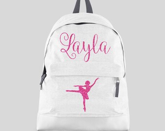 personalised sequin backpack