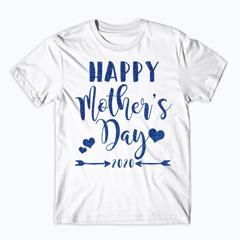 Mothers Day Outfit Top Shirt Mama Mommy 163 New Mum Gift for Mum Happy Mothers Day Glitter T-Shirt Mothers Day Gift