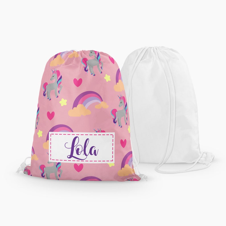 unicorn swimming bag