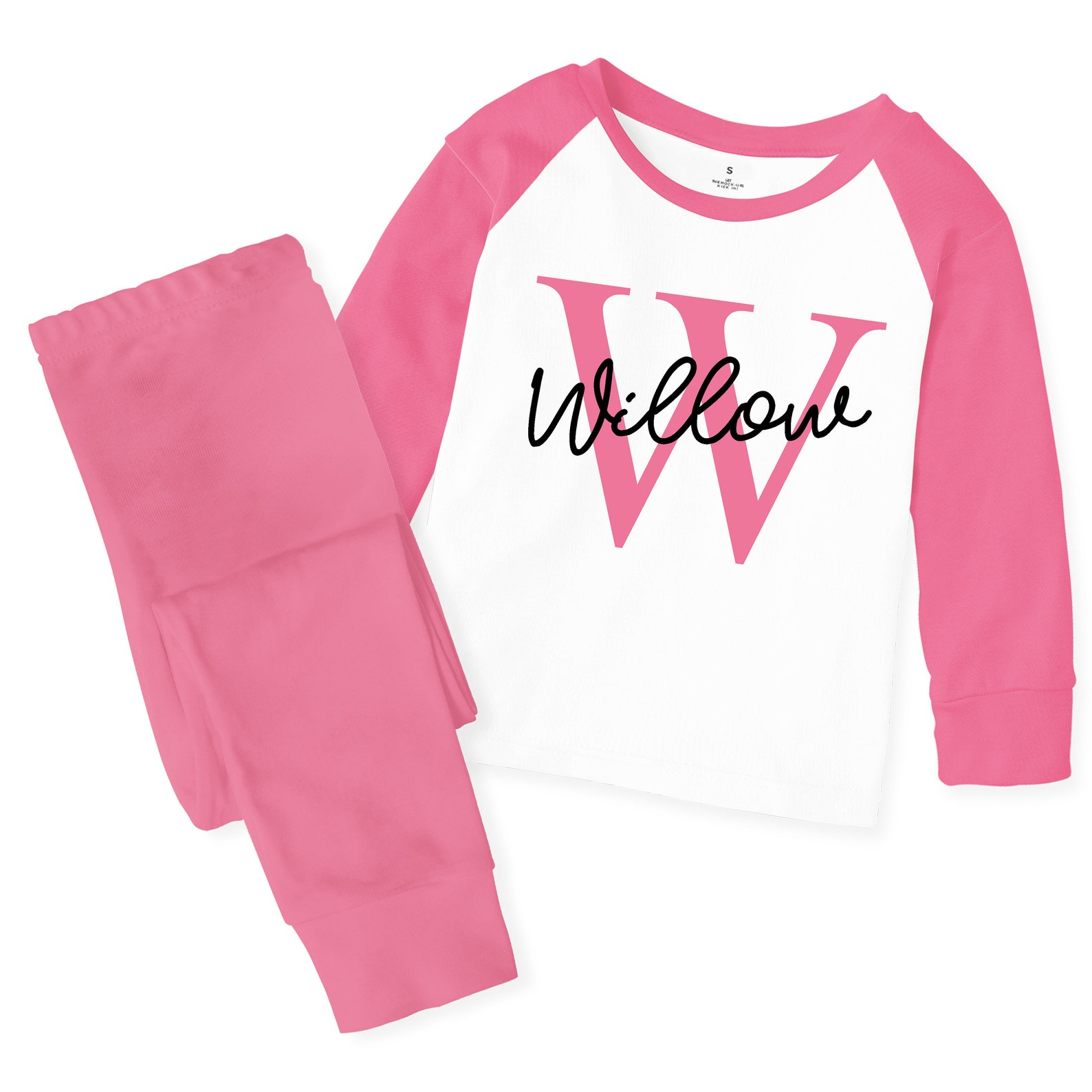 Personalised Name and Initial Pyjamas Name Day Pyjamas Etsy