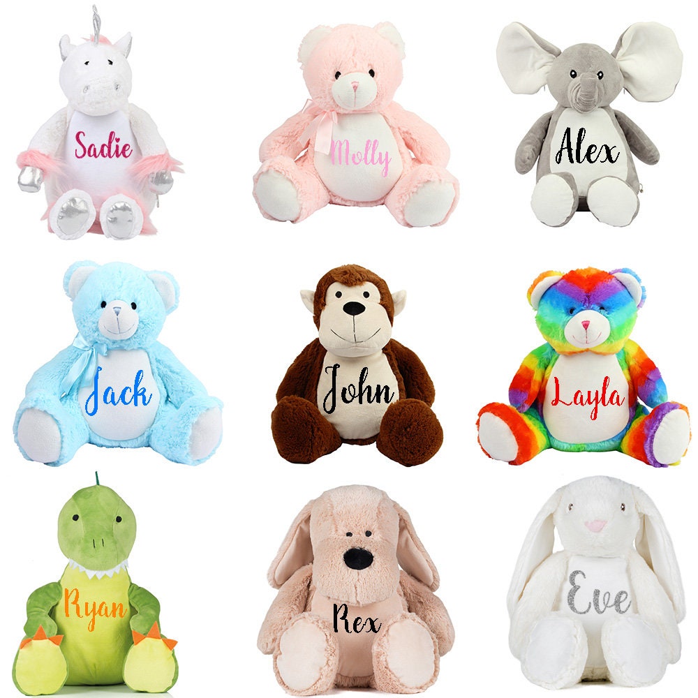 Oso de peluche personalizado osos de peluche nombre | Etsy